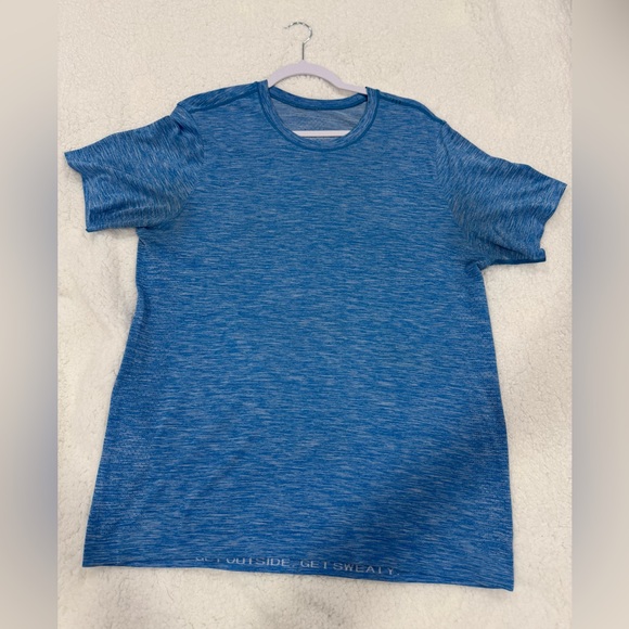 Lululemon Athletica metal vent tech t- shirt -blue- size L - Picture 1 of 4